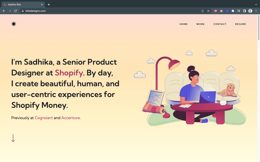 UX Designer Portfolio Website